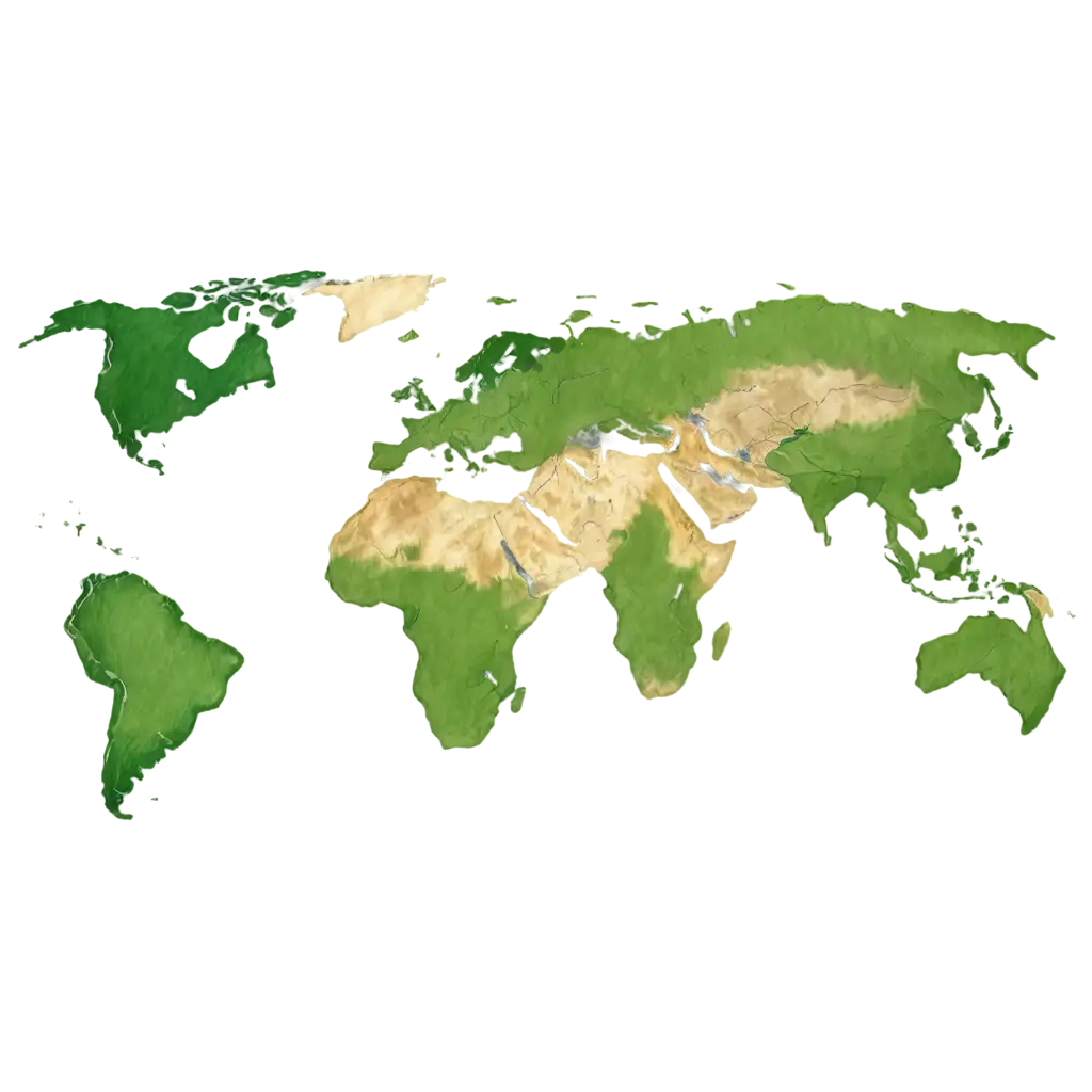 Elegant-Green-World-Map-PNG-Luxurious-Earth-Globe-Representation-for-HighQuality-Design