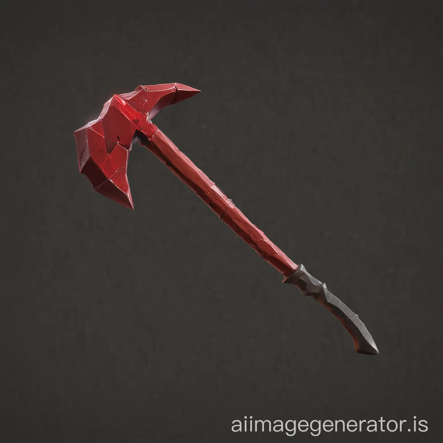 Shiny-Ruby-Pickaxe-in-Fantasy-Cave