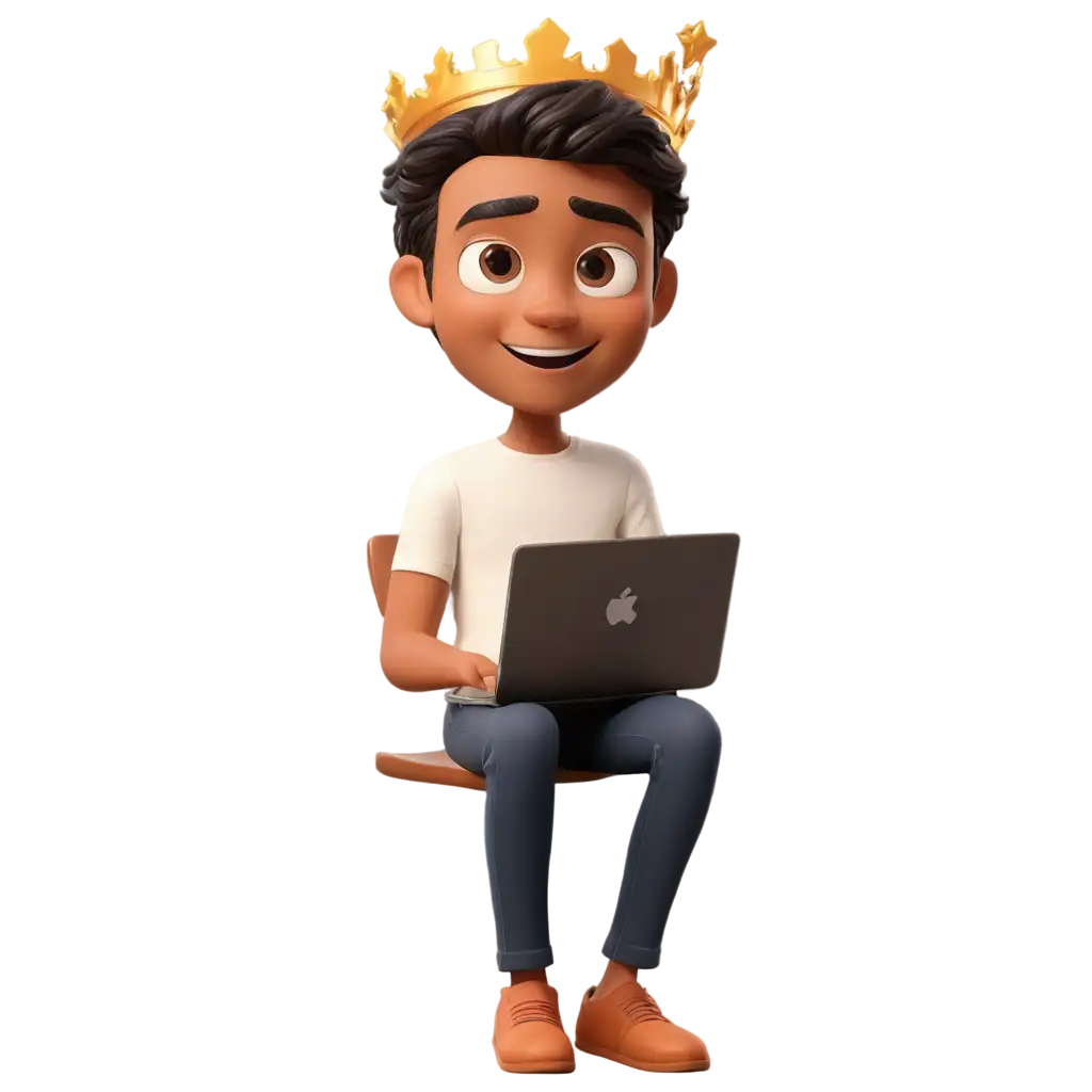 Boy-Watching-Movie-on-Apple-Style-Memoji-MacBook-Background-PNG-Image