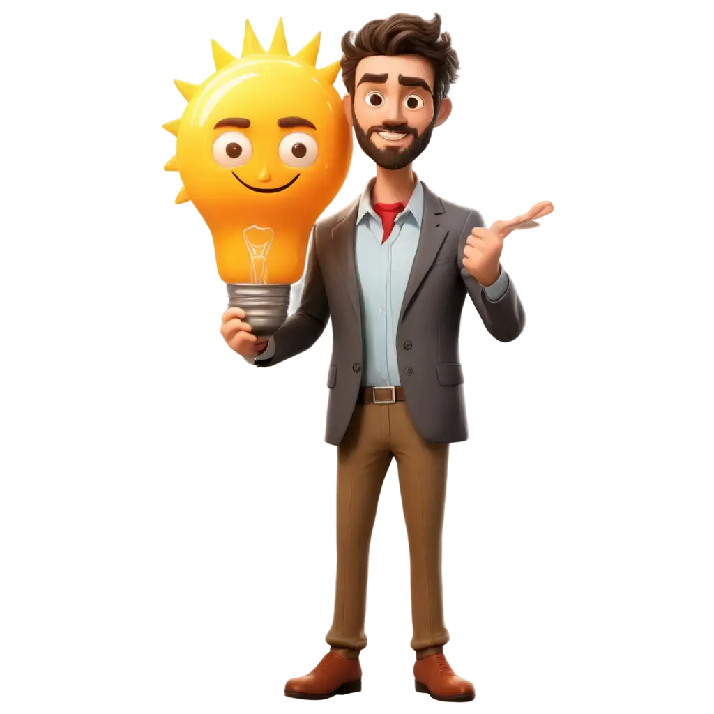 Sun-Cartoon-Inventor-PNG-Image-Creative-Idea-Concept