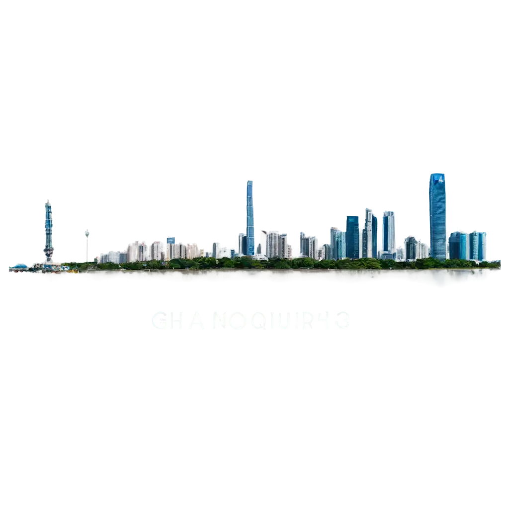 Guangzhou-City-Skyline-PNG-HighQuality-Transparent-Image-for-Various-Uses