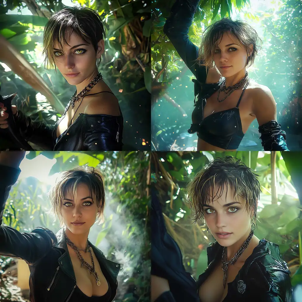 AI-Art-Prompt-ExpansionYoung-Woman-in-Black-Leather-Boots-Performing-Ballet-in-a-Mystical-Jungle