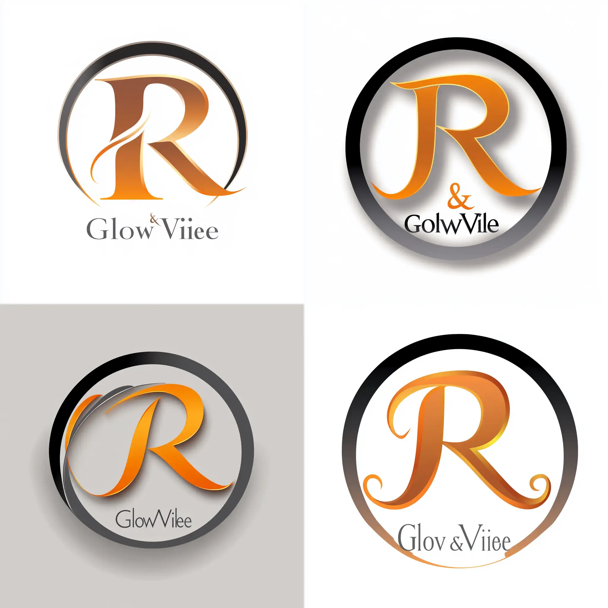 Luxury-Circular-Emblem-Design-for-Rita-GlowVibe-Clothing-Brand