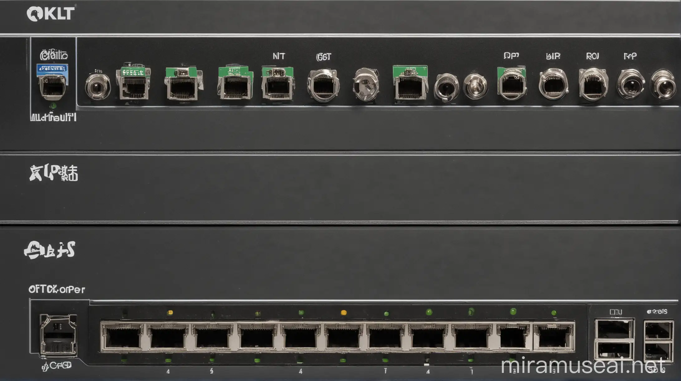 HighDensity OLT Equipment with Numerous Ports