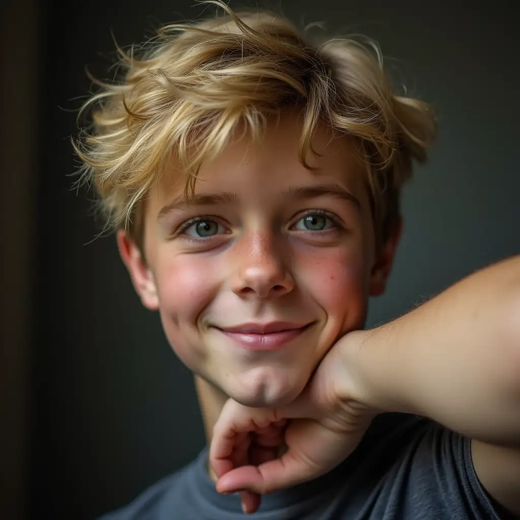 CloseUp-of-a-Teen-Boys-Arm-with-Blond-Hair