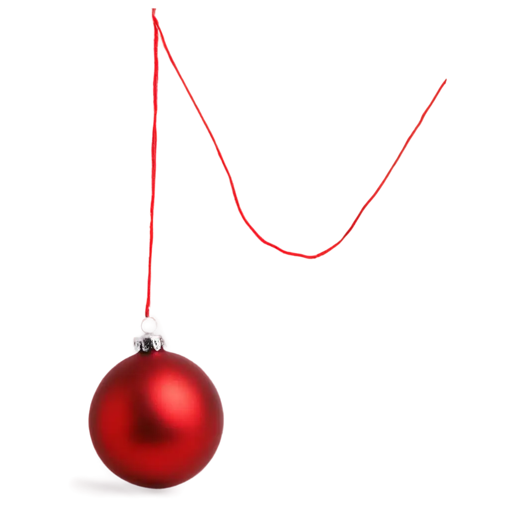 HighQuality-PNG-of-a-Red-Christmas-Ball-on-a-String-for-Festive-Design