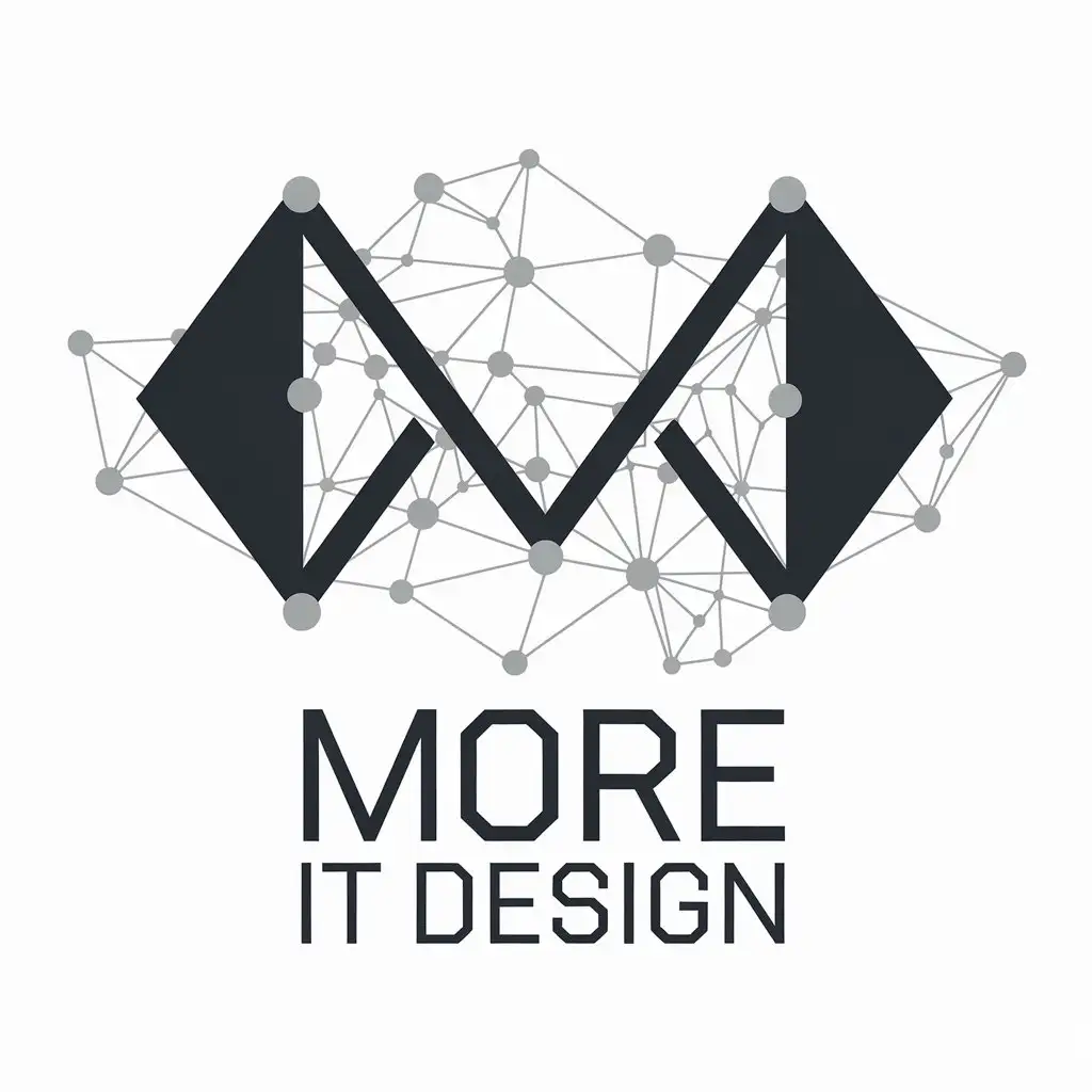 LOGO Design For MORE IT Network Theme in Technology Industry