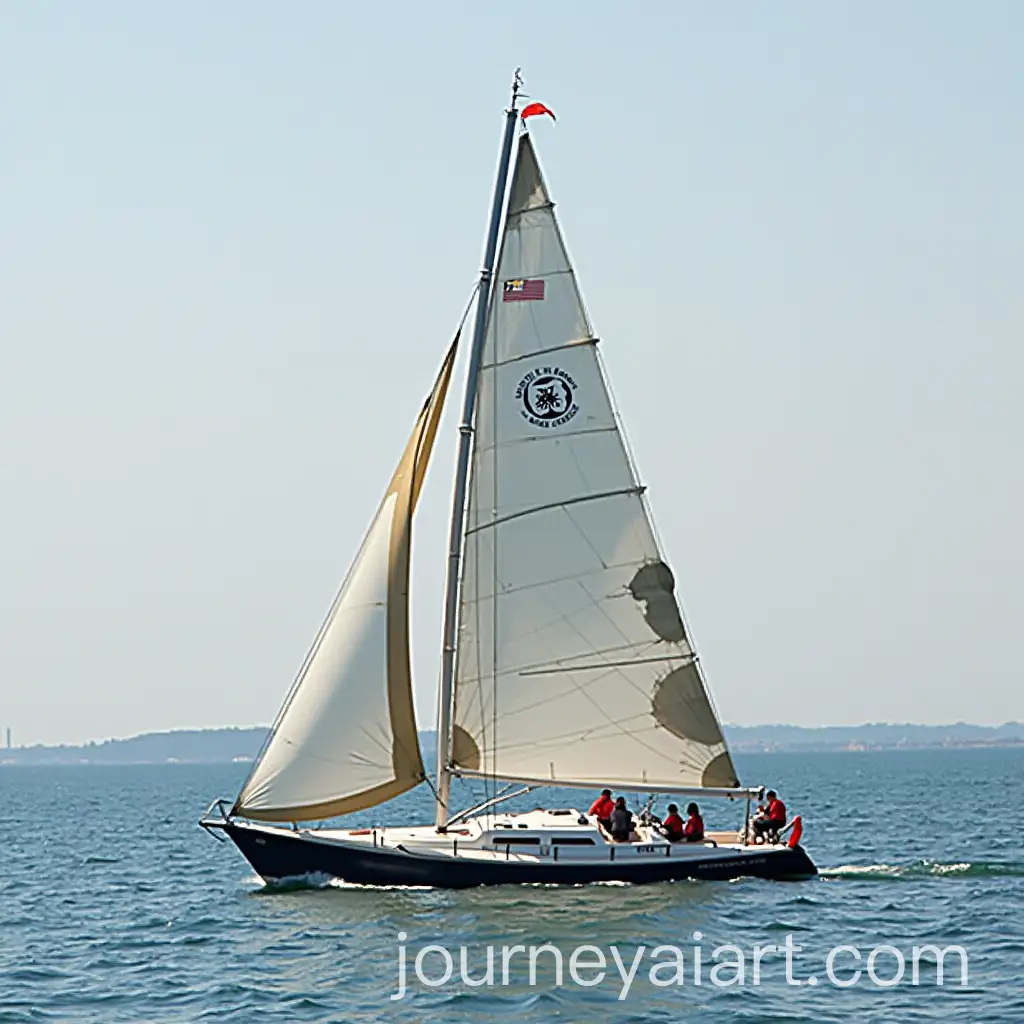 Sailing-with-FC-St-PaAI-Image-Expansionuli-Logo-on-Boat