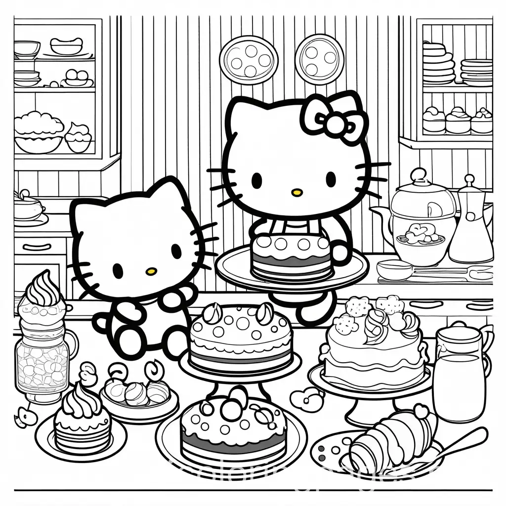 Kittens-and-Teddy-Bears-Baking-Desserts-in-a-Hello-Kitty-Kitchen