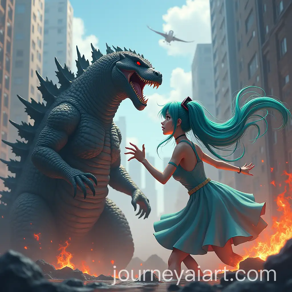 Hatsune-Miku-and-Godzilla-in-Epic-Battle