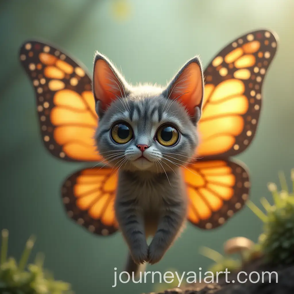 Fantasy-Creature-with-Butterfly-Wings-and-Cat-Eyes