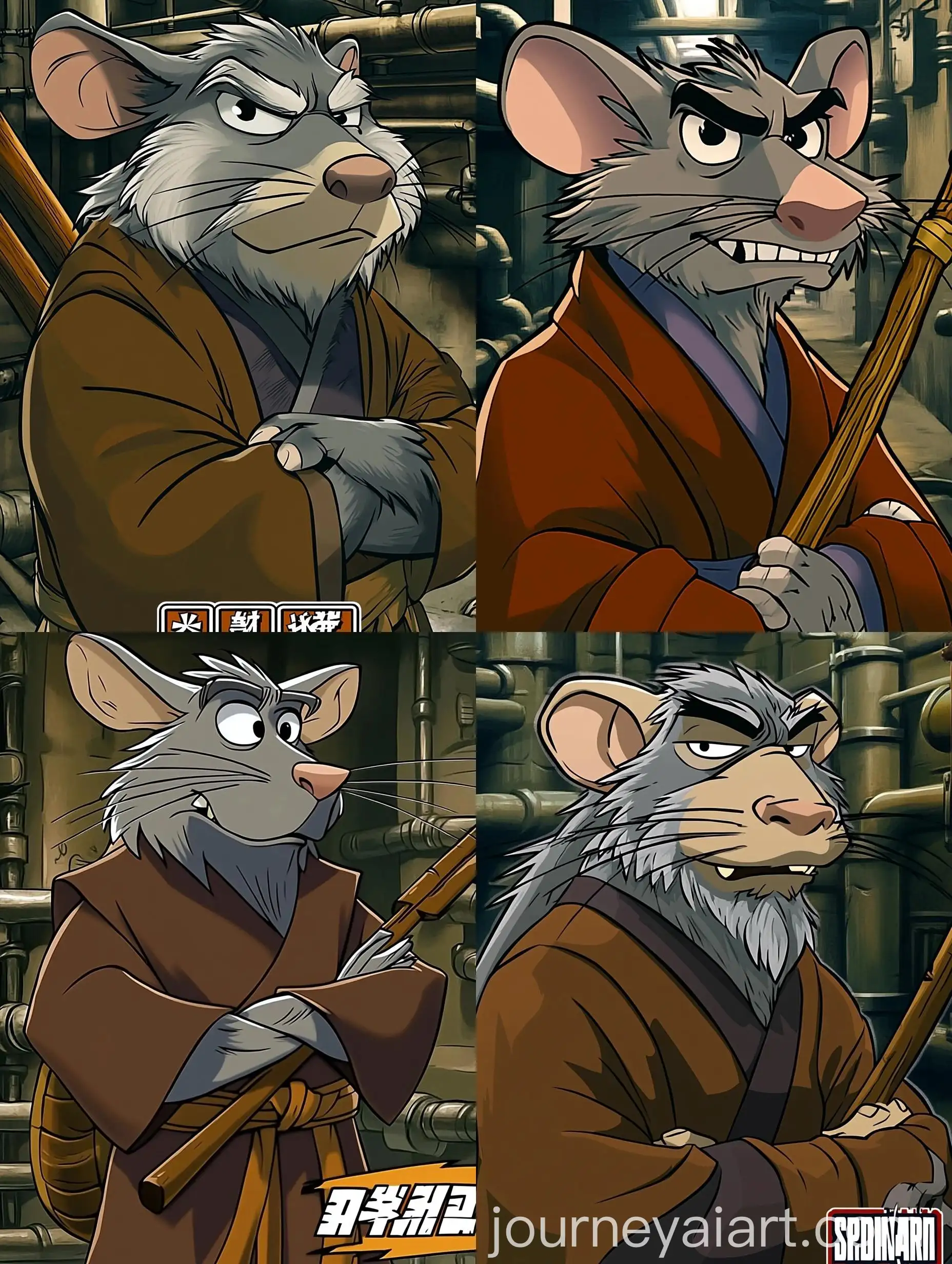 Old-Splinter-Ninja-Rat-in-Traditional-Kimono-Holding-Wooden-Staff-in-Sewer