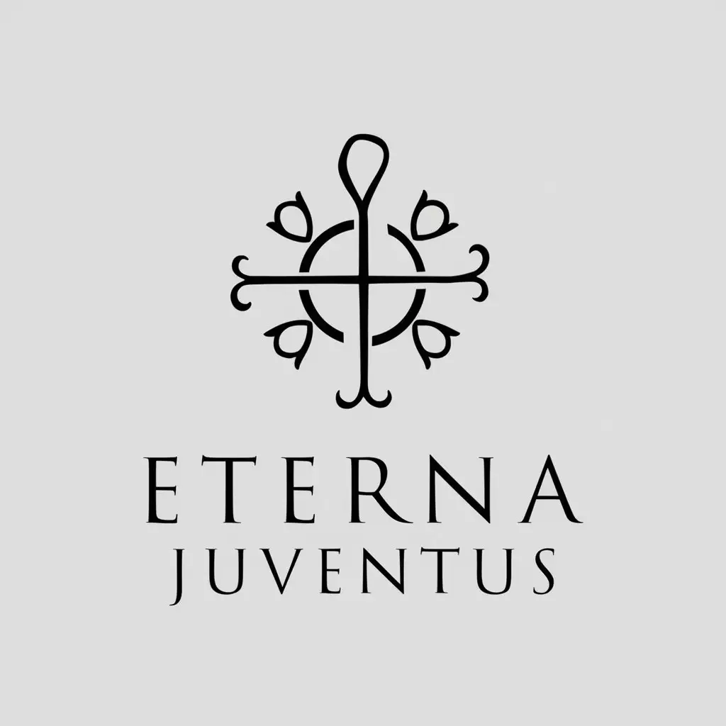 LOGO-Design-For-ETERNA-JUVENTUS-Symbol-of-Eternal-Youth-in-Beauty-Spa-Industry