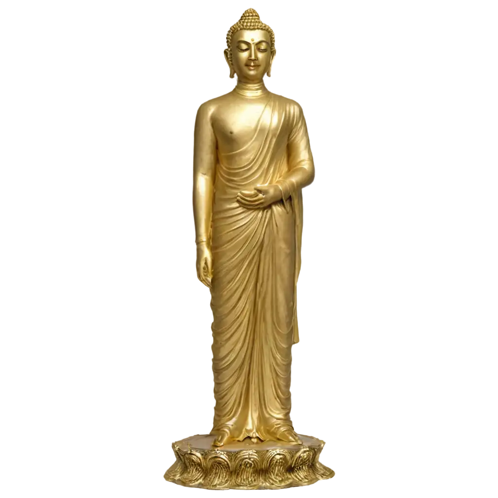 Gautam-Buddha-Standing-Pose-PNG-Serene-Image-of-Buddha-for-Meditation-and-Reflection