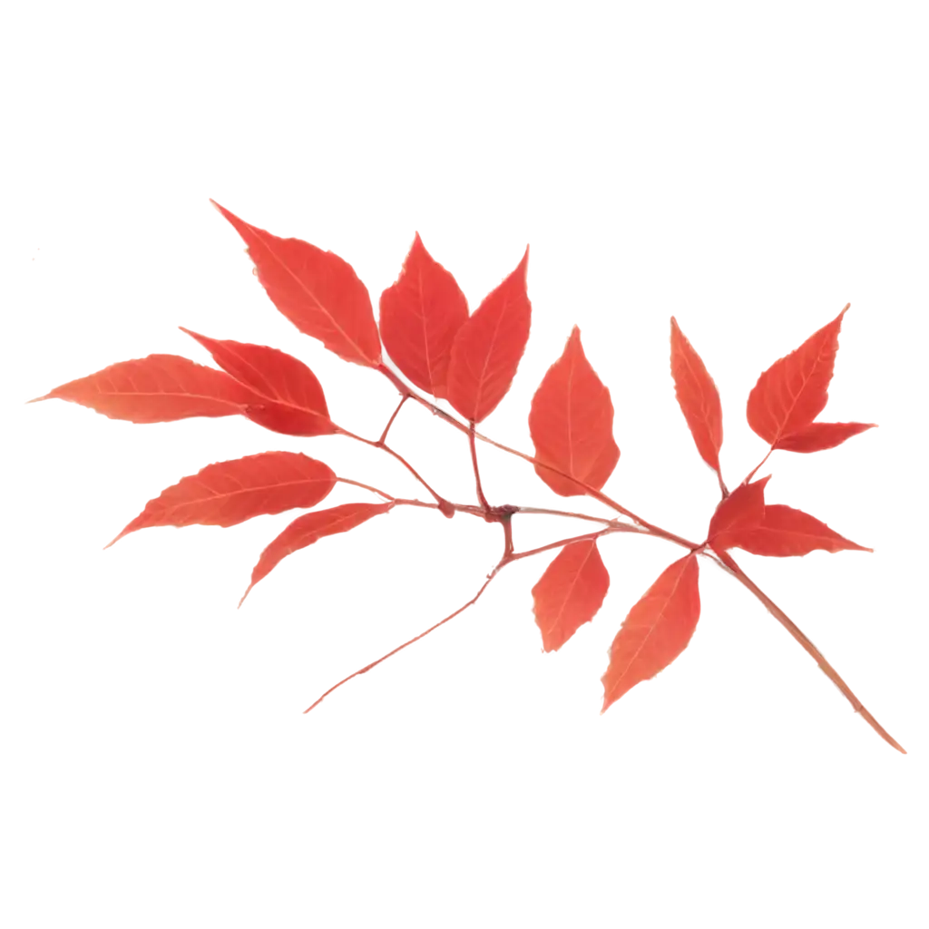 Vibrant-Red-Leaves-PNG-Image-Captivating-Natures-Beauty-in-High-Quality