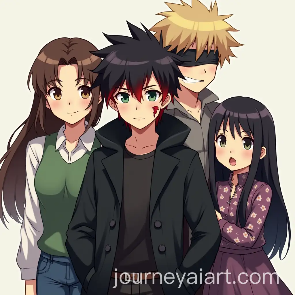 Group-of-Diverse-Children-with-Unique-Styles-and-Accessories
