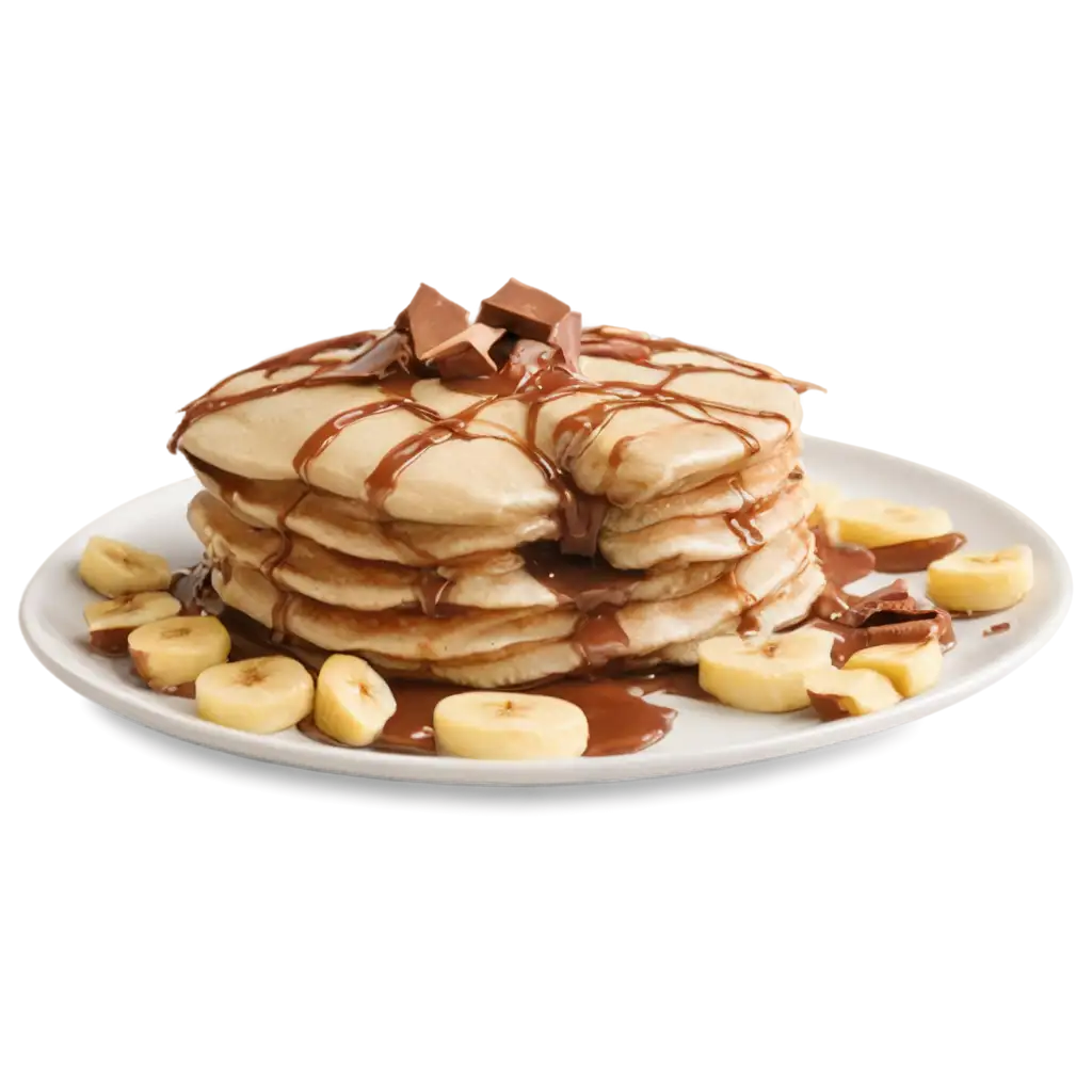 Delicious-Pancakes-with-Nutella-and-Banana-PNG-Image-for-Food-Lovers