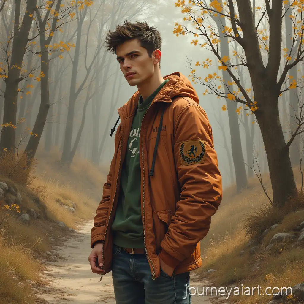 Stylized-TV-Screen-with-Abstract-Art-Display