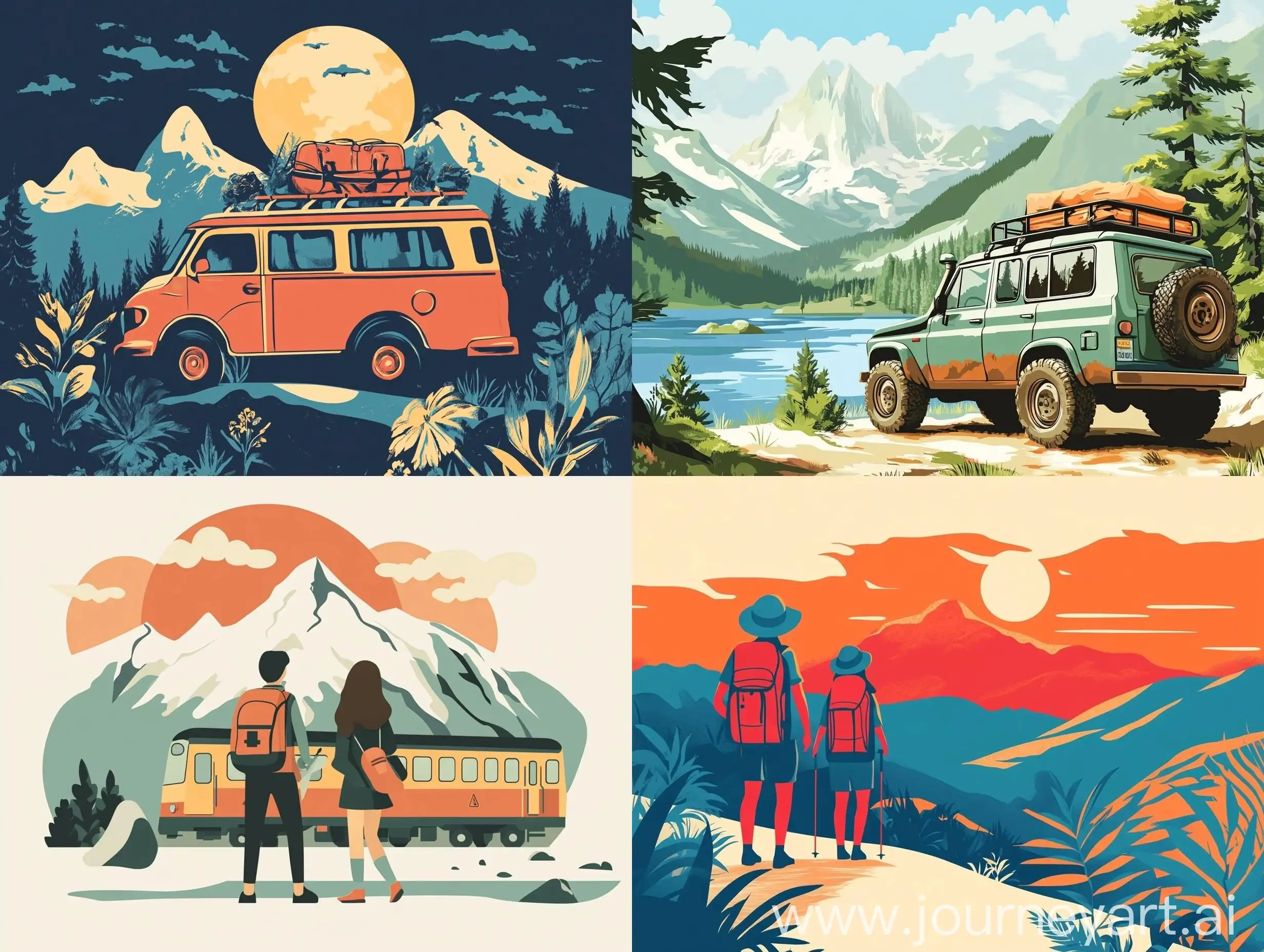 Vector-Style-Excursion-Illustration-with-Unified-Color-Palette