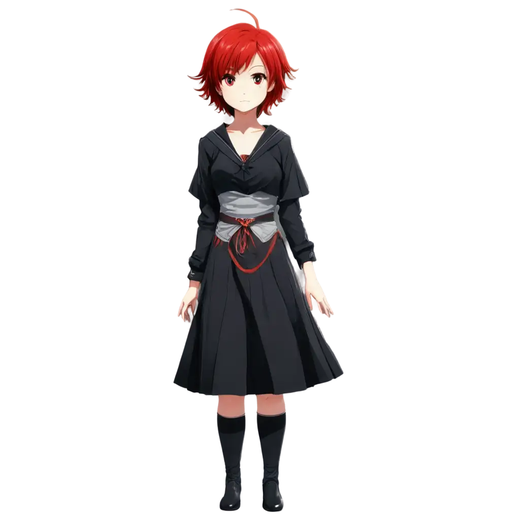 Anime-Character-with-Red-Hair-HighQuality-PNG-Image-for-Versatile-Usage