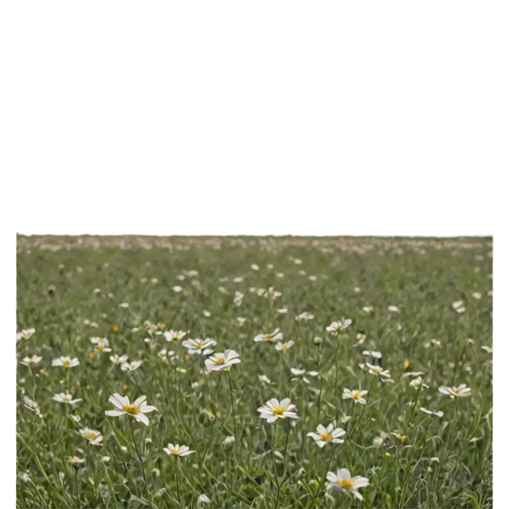 Colorful-Bloom-in-a-Grey-Flower-Field-PNG-Image-for-HighQuality-Visuals