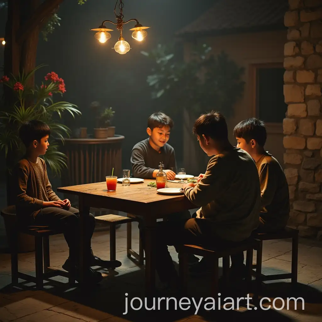 Person-Sitting-Down-During-Sahur-with-TraditionalAI-Art-Prompt-Expansion-Atmosphere