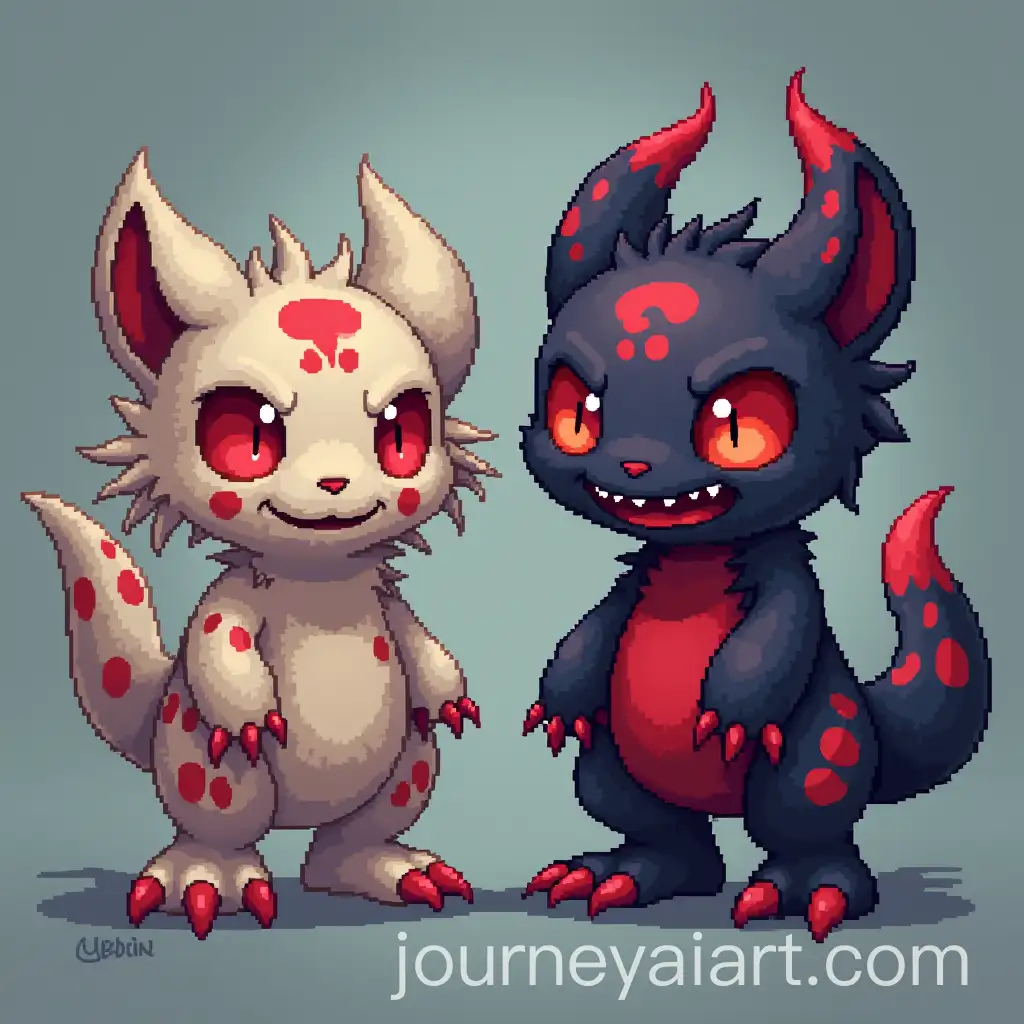 Evil-Yet-Cute-Monster-CharacterAI-Image-Expansion-Inspired-by-Labubu-and-Kuromi-with-Unique-Colors