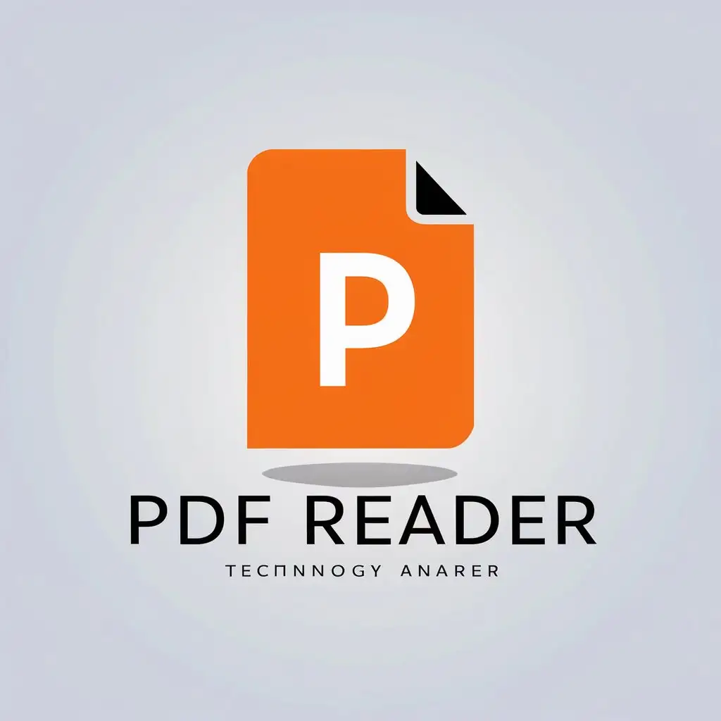 LOGO-Design-For-PDF-Reader-Minimalistic-Vector-Design-with-PDF-Document-Symbol