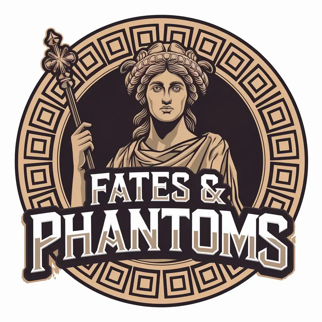 LOGO Design for Fates Phantoms Greek Goddess Symbol with Moderate Style for Internet Industry