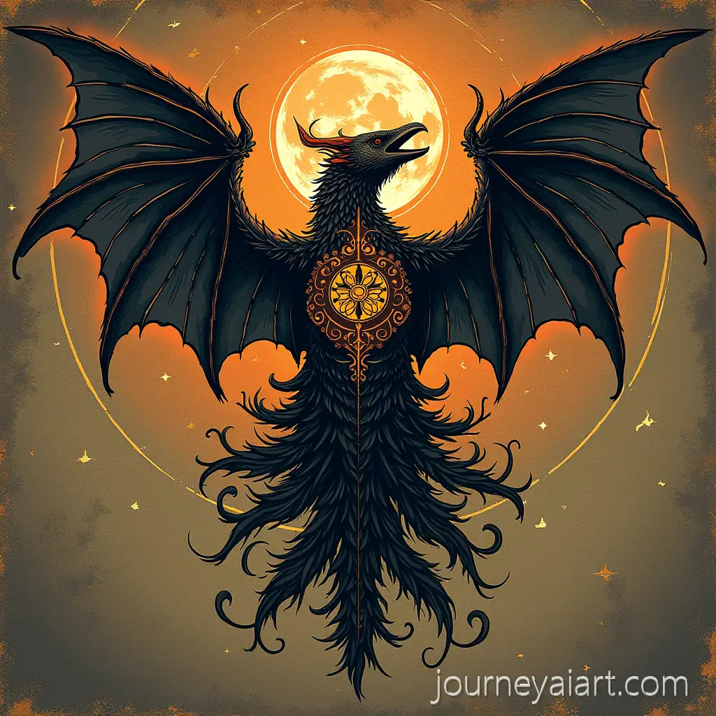 Cosmic-Dragon-and-Crow-in-Modern-Sigil-Art