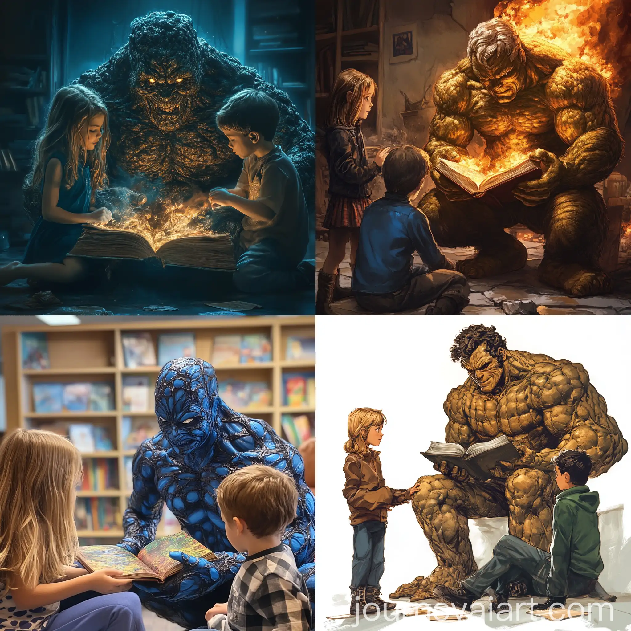Fantastic-Four-Telling-Stories-to-Kids