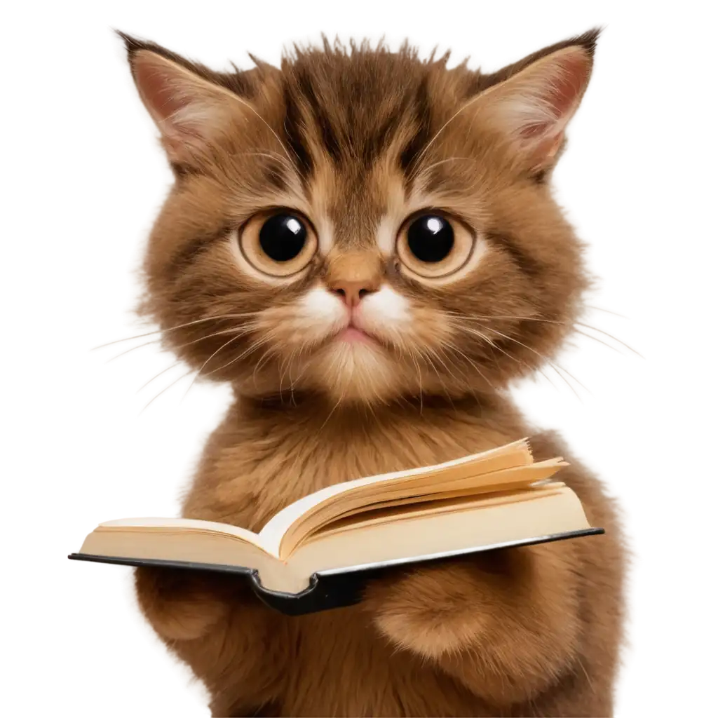 Funny-Cat-Studying-PNG-Image-Perfect-for-Creative-Projects-and-Digital-Design