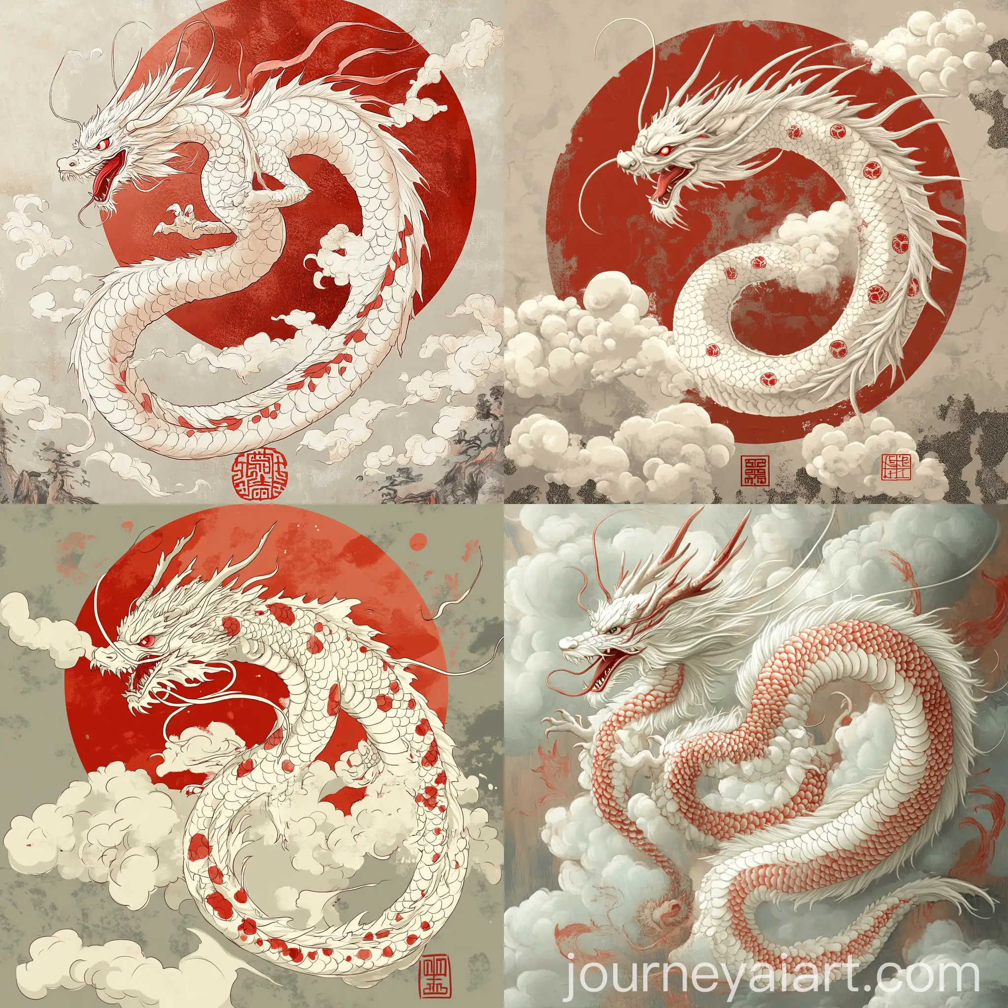 Japan-Dragon-Floating-Among-Clouds-in-Wisdom-and-Harmony-with-Nature