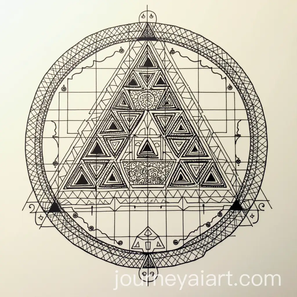 Abstract-Artwork-with-Small-Triangle-Designs