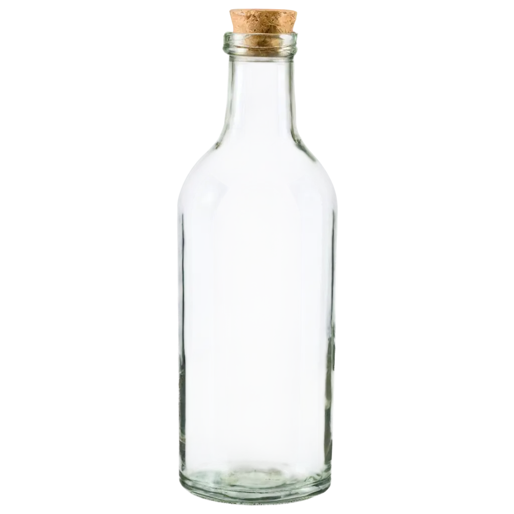 Clear-Glass-Bottle-PNG-HighQuality-Transparent-Image-for-Versatile-Uses