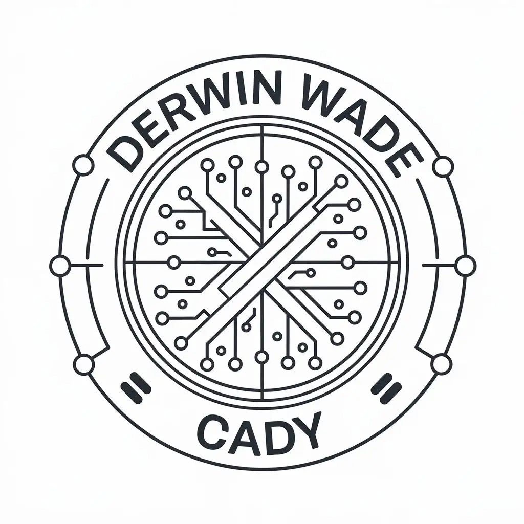 LOGO Design for Derwin Wade Cady Modern Machine Learning Theme for Technology Industry