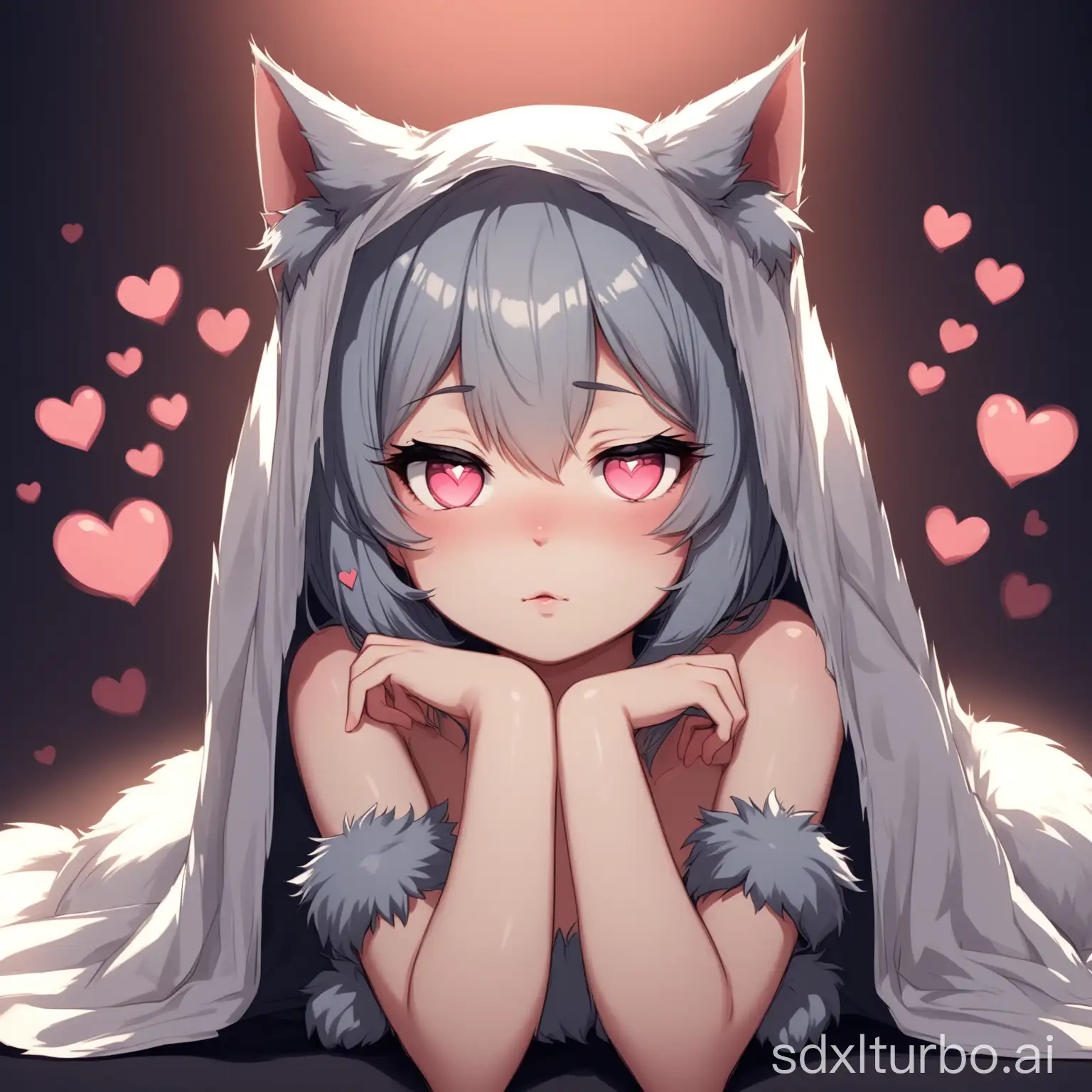 Adorable-Catgirl-Leaning-on-You-with-Heartshaped-Pupils-and-Blushed-Cheeks