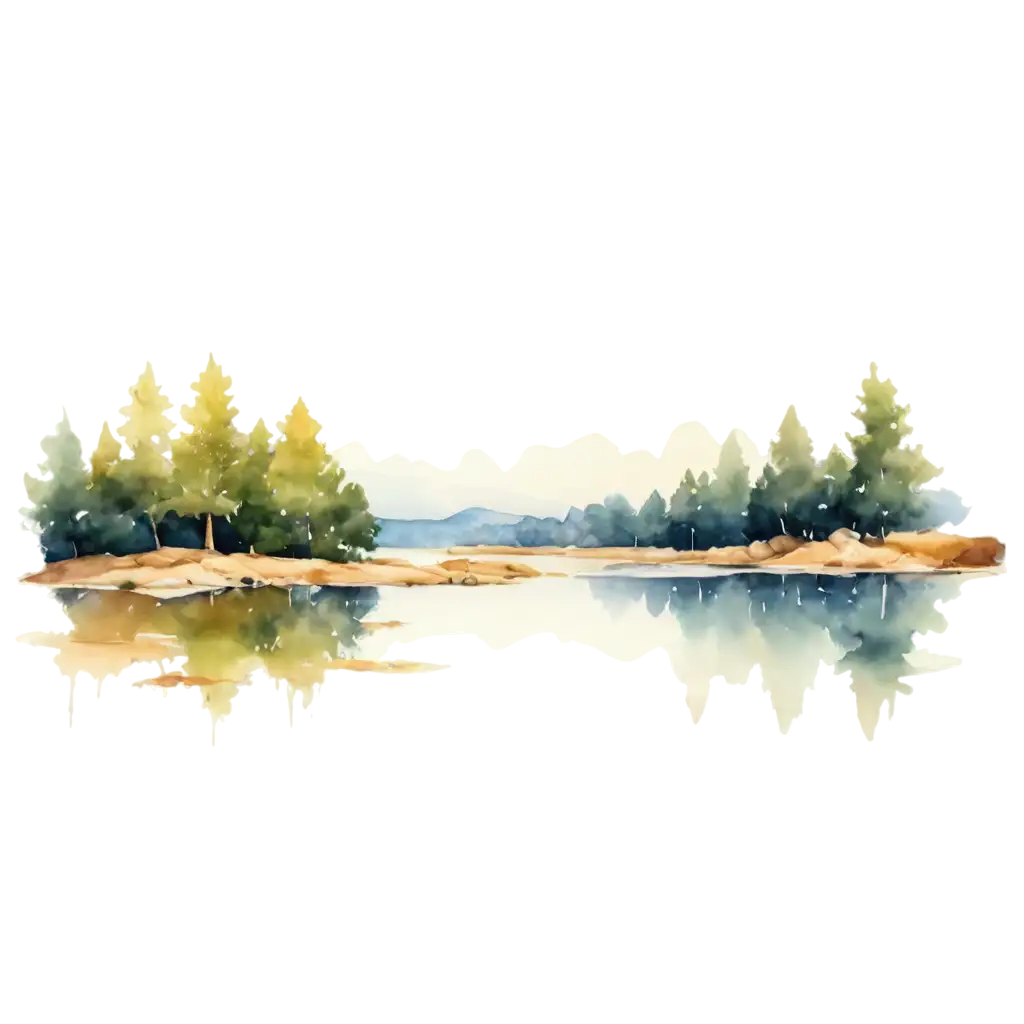 Stunning-Watercolor-Landscape-Illustration-in-PNG-Format-for-HighQuality-Visuals