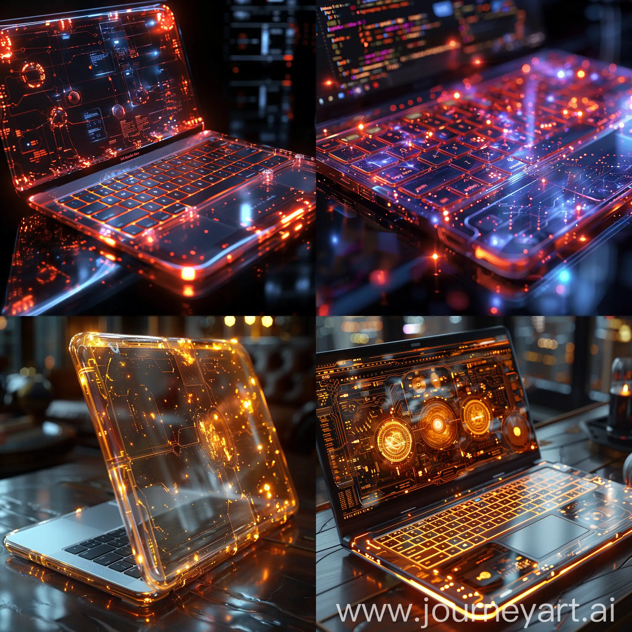 Far-Future-Quantum-Laptop-with-GrapheneBased-Components-and-Holographic-Displays