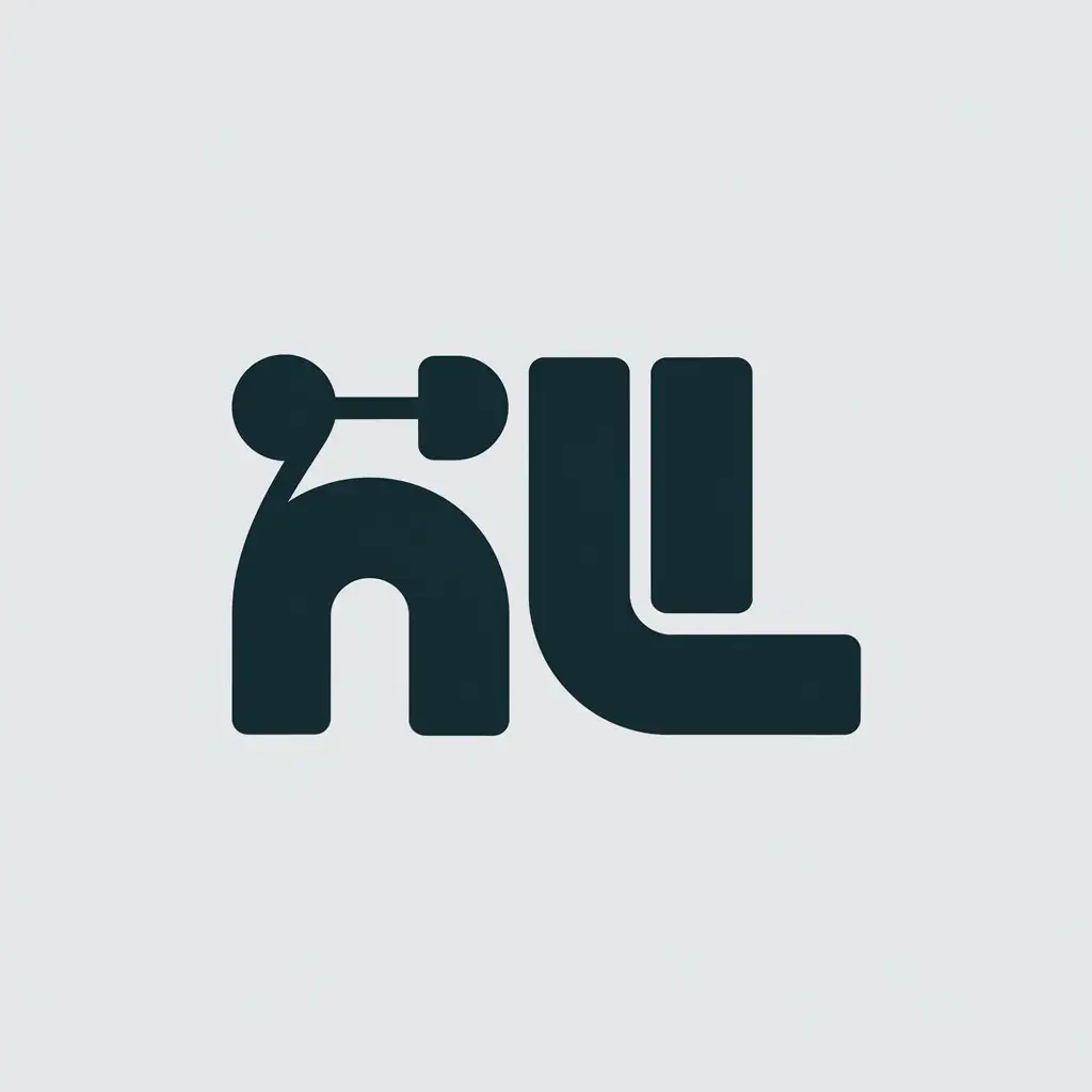 LOGO Design for HLL Minimalist Logo Name Transformation for the Internet Industry