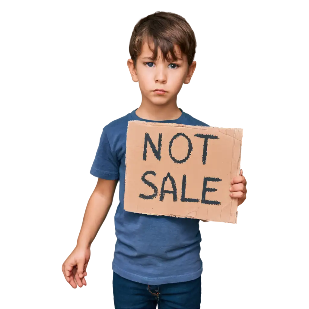 Sad-Child-Holding-Not-for-Sale-Sign-PNG-Image-Conceptual-Art-Highlighting-Child-Rights