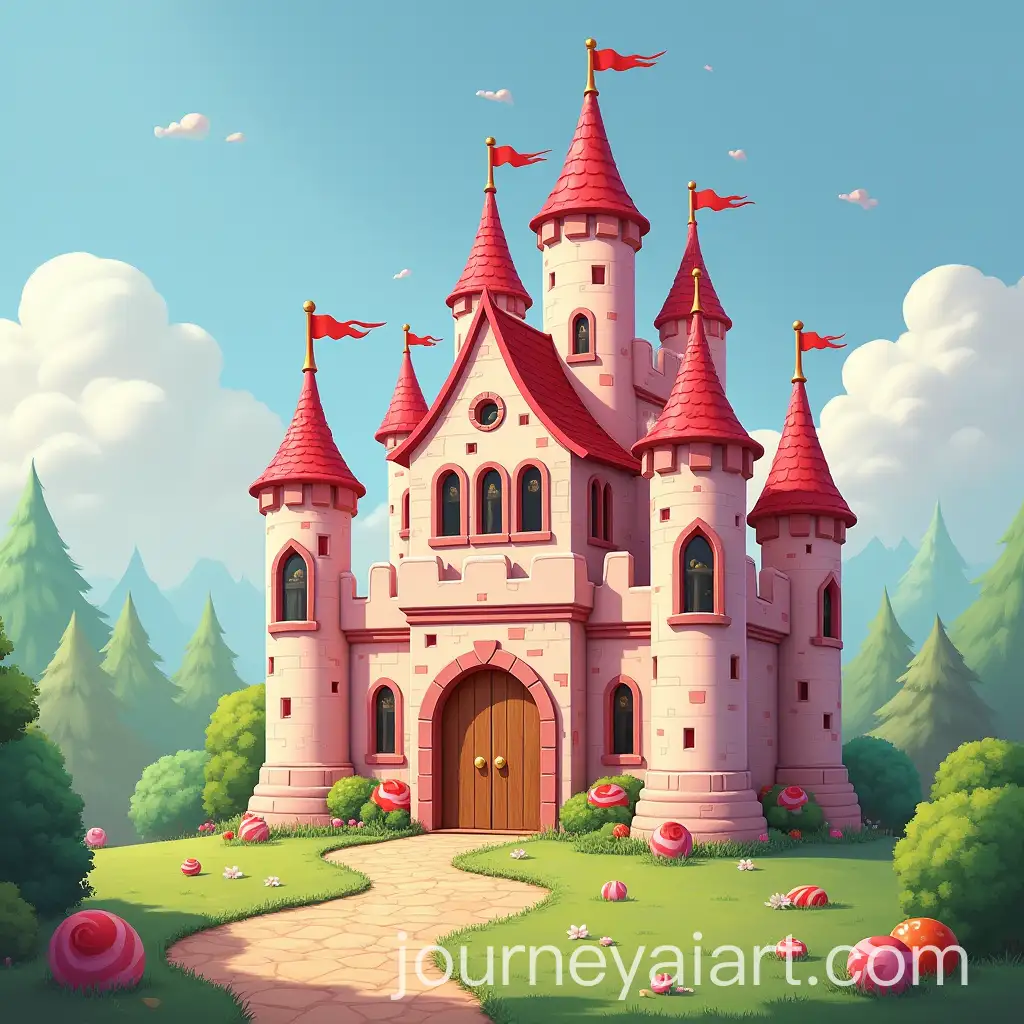 Candyland-Castle-with-Sweet-Treats-and-Magical-Landscapes