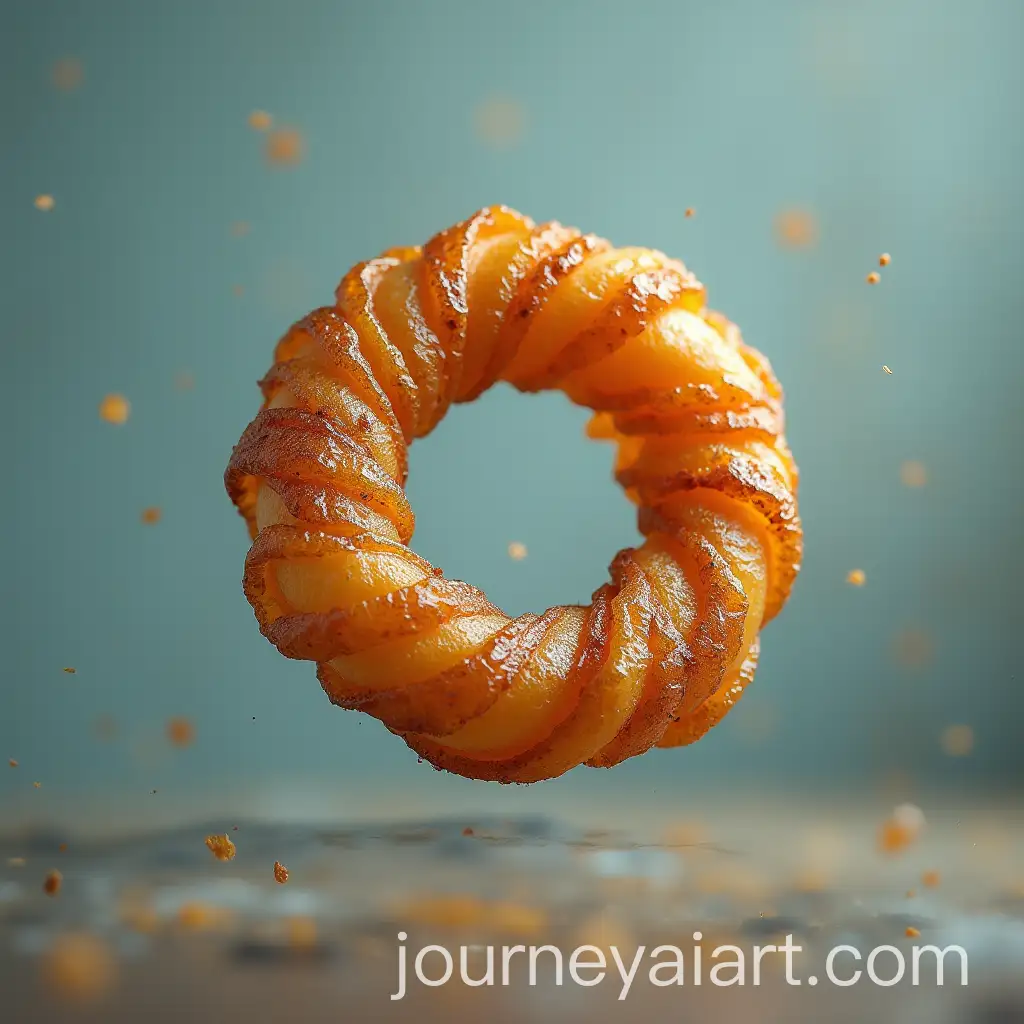 Macro-View-of-an-Onion-Ring-Floating-in-Mid-Air-on-a-Clear-Background