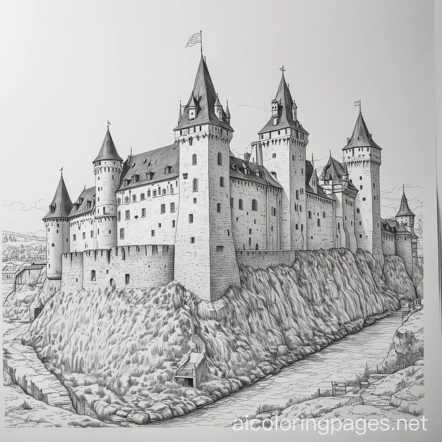 Narva-Castle-Coloring-Page-for-Children