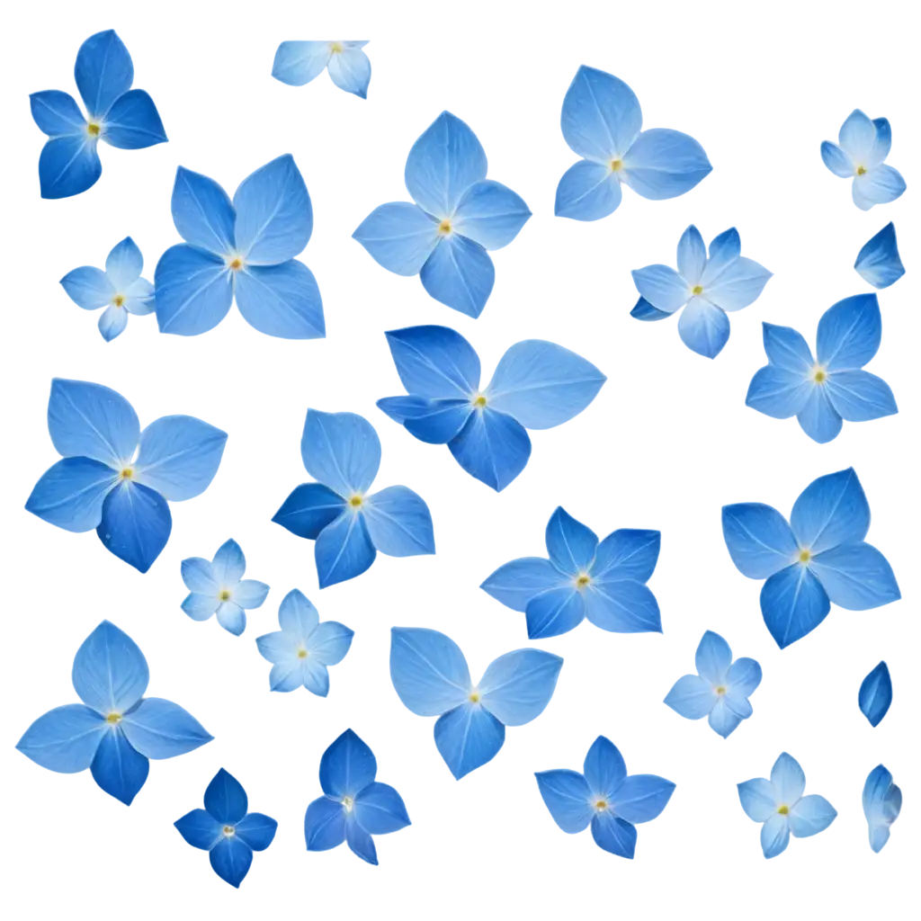 Blue-Hydrangea-Petals-PNG-Image-Elegant-Floral-Design-for-Spring-Decor