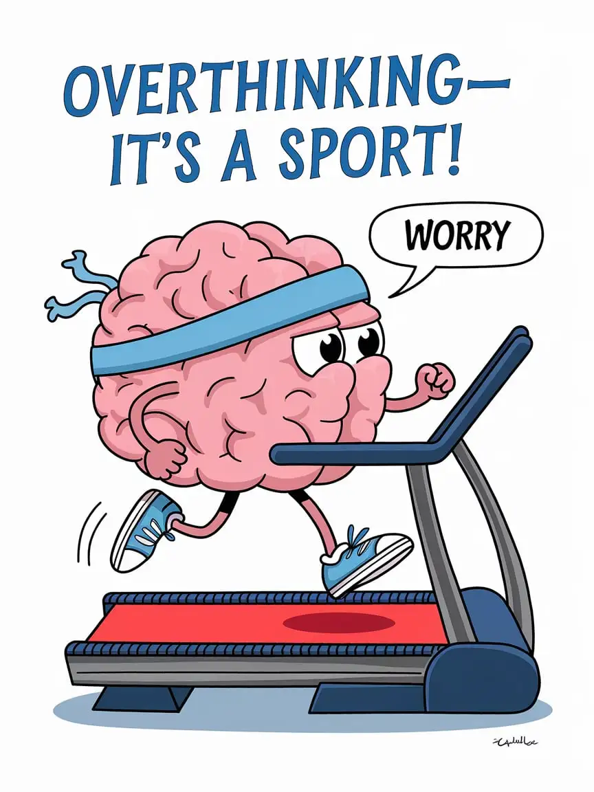 Humorous Brain Exercise Overthinking as a Sport