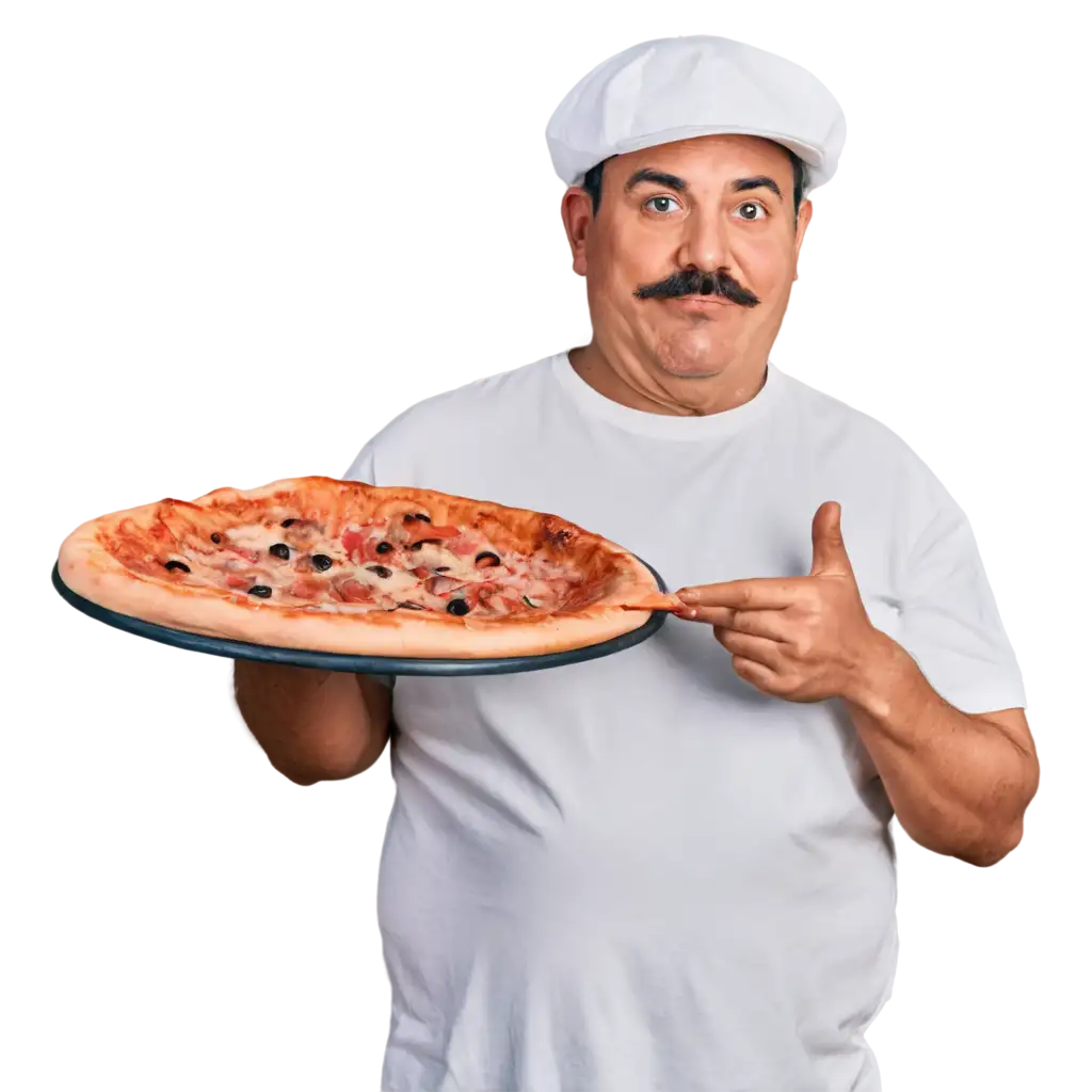 PNG-Image-of-a-Chubby-Kind-Italian-Pizza-Maker-with-Big-Mustache-and-Cheeks-Wearing-a-White-Cap-Perfect-for-Fun-Culinary-Designs