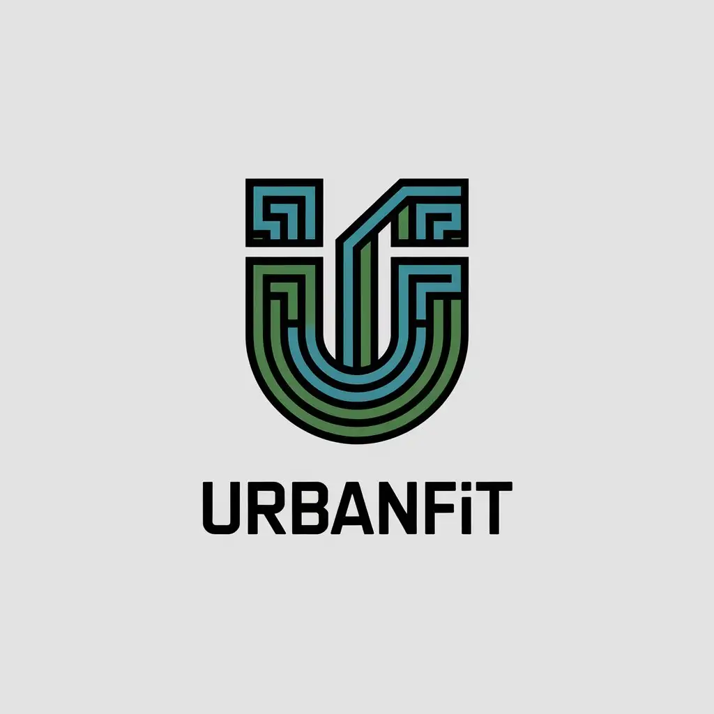 LOGO-Design-for-UrbanFit-Modern-Vector-Logo-with-UF-Symbol