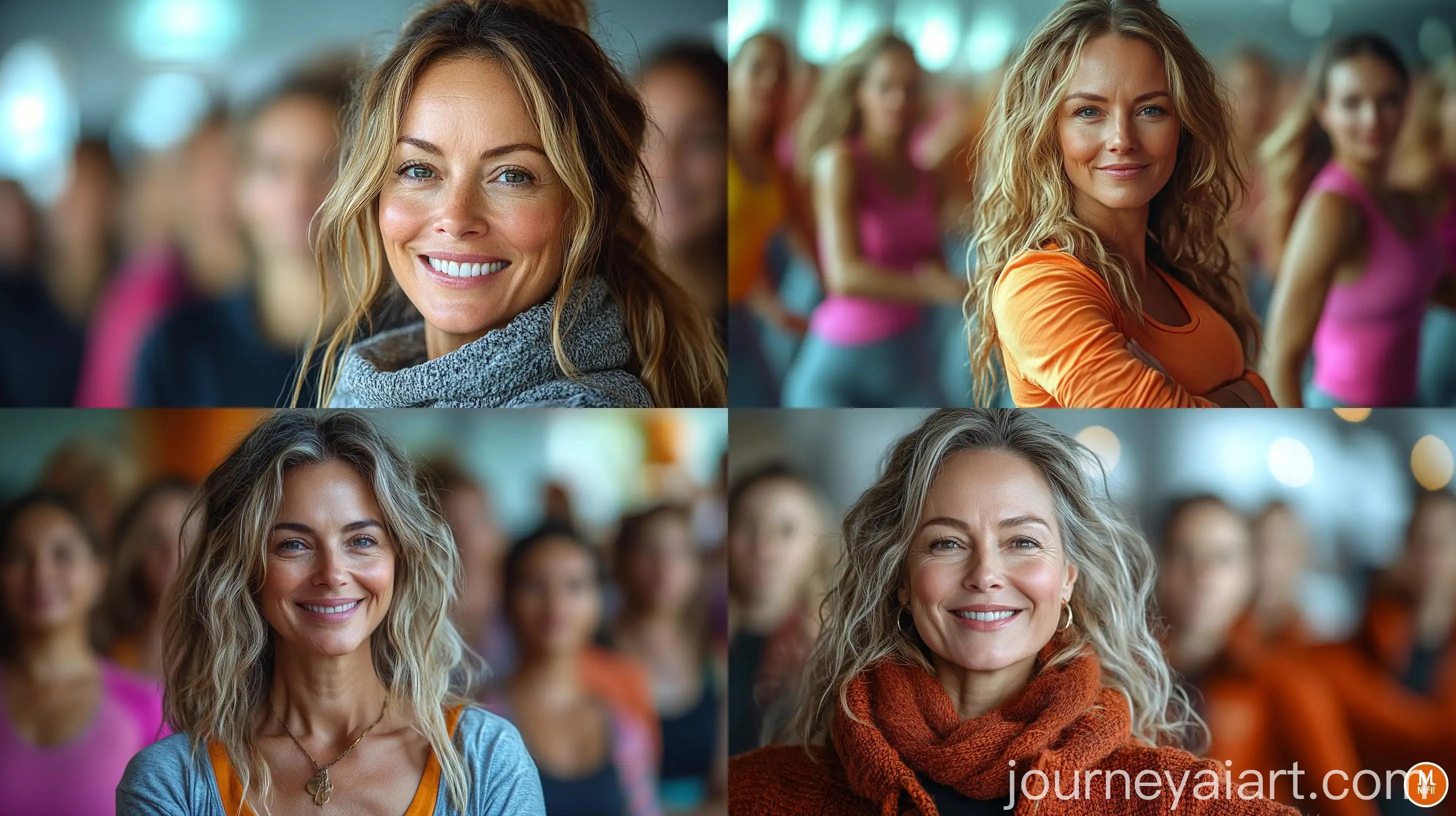 Active-MiddleAged-Women-Dancing-with-Instructor-in-Modern-Fitness-Class