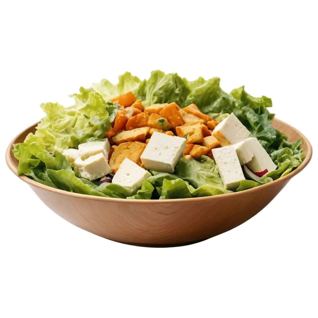 Fresh-Salad-Bowl-with-Vegetables-and-Tofu-Coming-Out-HighQuality-PNG-Image